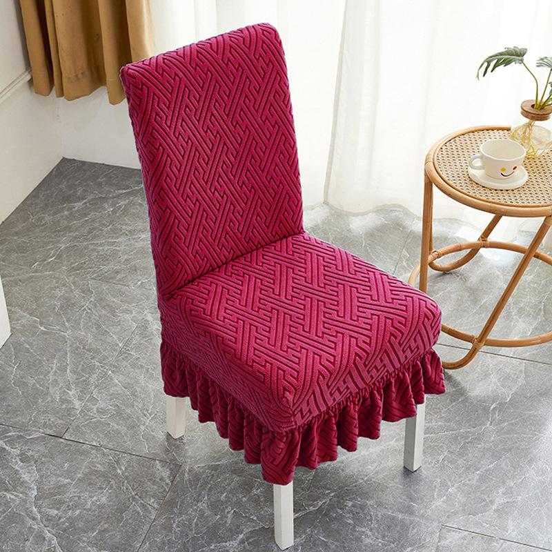 Jacquard Stretch Stuhlhussen für alle Jahreszeiten