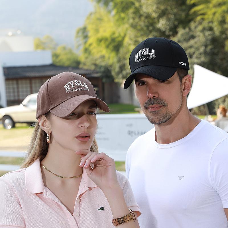 Sunshade sunscreen fashionable versatile men's and women's soft top baseball caps
