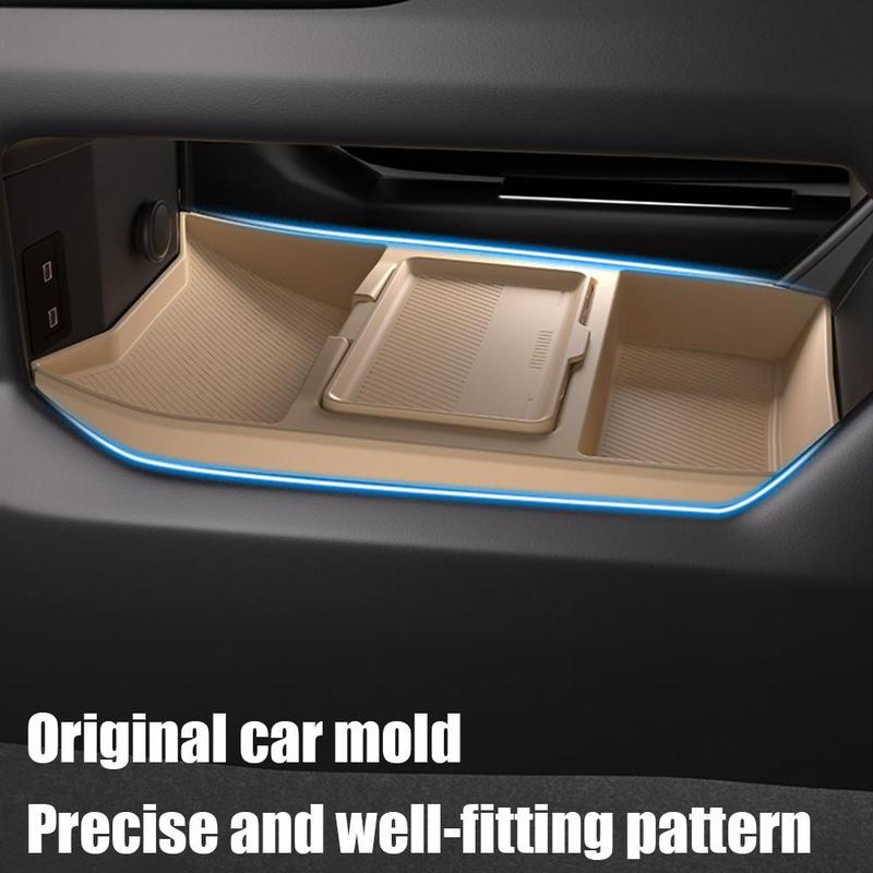 Car Central Control Lower Storage Box For Jetour Traveler T2 2023-2025 Center Console Sunglasses Phone Keys Storage Box