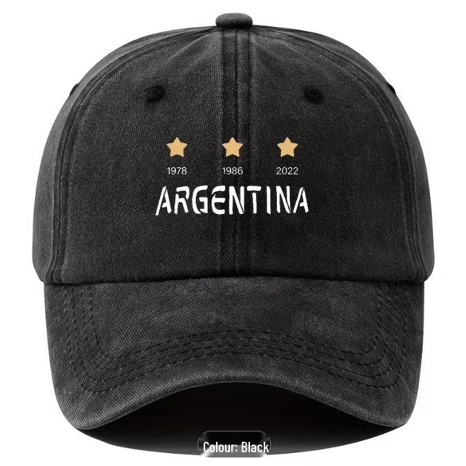 Unisex Argentina Print Baseball Cap with Soft Brim - Spring/Autumn Sun Protection