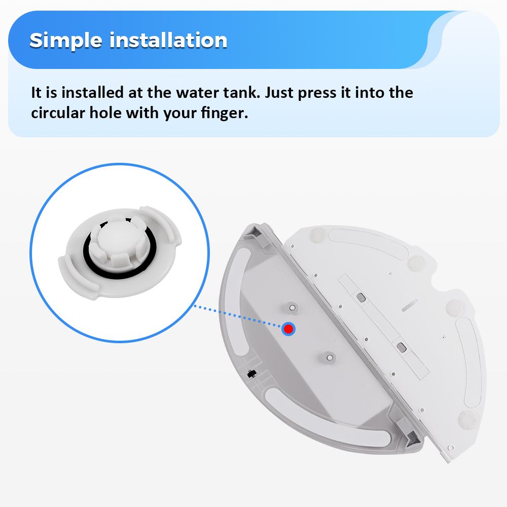 Water Tank Filter for Xiaomi 1st SDJQR02RR for Roborock S50 S51 S52 S55 T6 T65 S5 S6 S5 Max S6 Pure Vacuum Cleaner Water Core Replacement