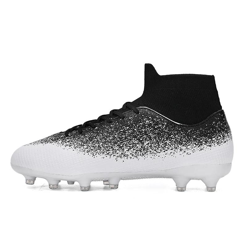 

Мужские футбольные бутсы с длинными шипами TF/FG, сороконожки, удобные футбольные бутсы, спортивные износостойкие кроссовки, ультралегкие футбольные бутсы 33
