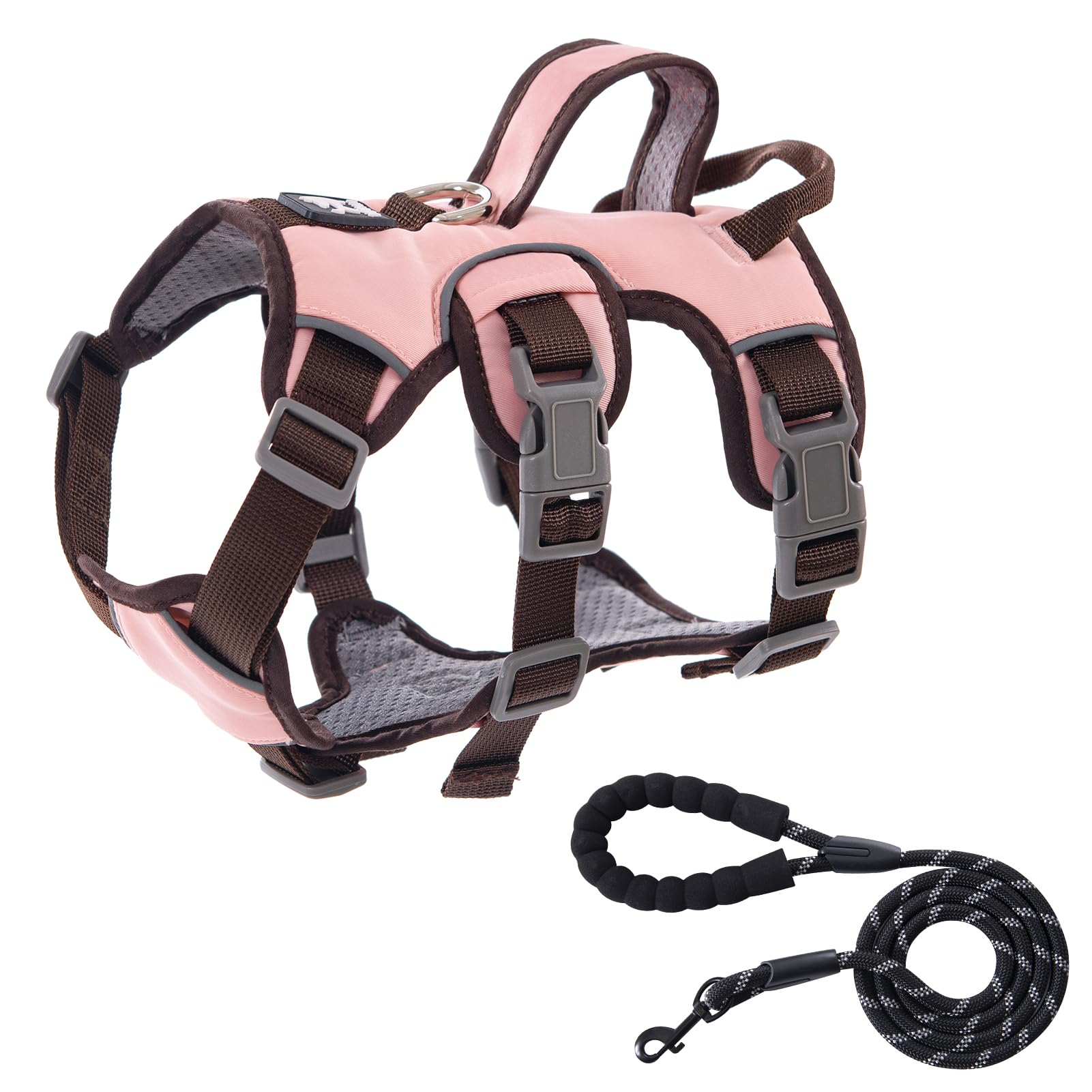 

Maio Benri Dog Dog Harness for and Small Soft Dog Easy Walk Double Escape for French Bulldogs and Prevents and Perfect for Walks Harness, Anti-Slip