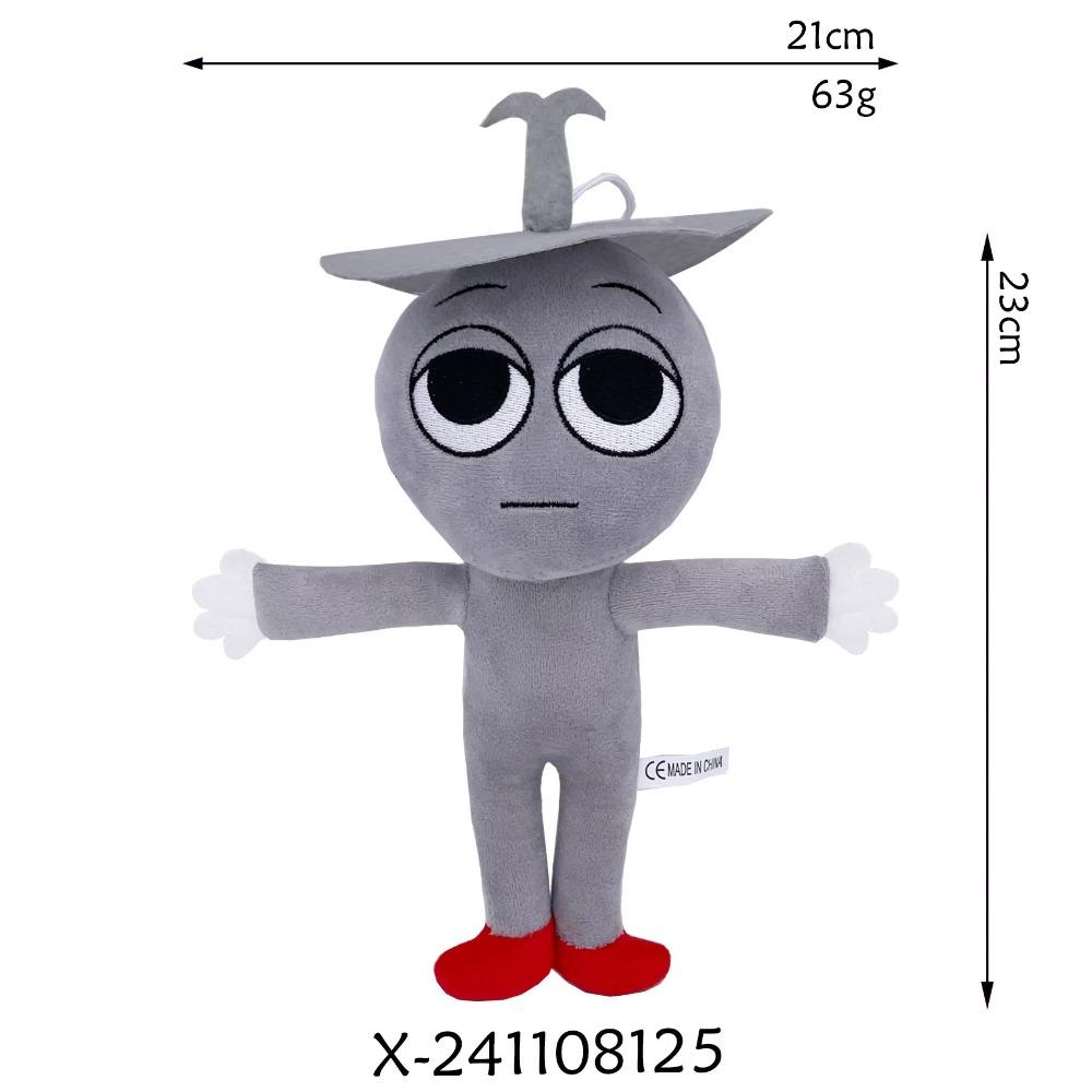 2025 Nové plyšové hračky Sprunki Měkká rytmická krabička Plyšové panenky Plněné herní zboží Plyšáci pro děti Narozeninové vánoční dárky