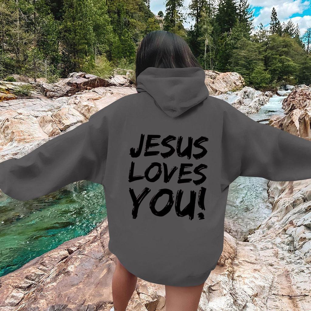 Women's Casual Fashion Outfit Sweatsuit Printed Long Sleeved Casual Hooded Sweatshirt