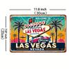 ClassicVegasDecor Las Vegas Iron Sign - Retro Neon Art - Bedroom/Bar/Hotel - Perfect Casino Gift