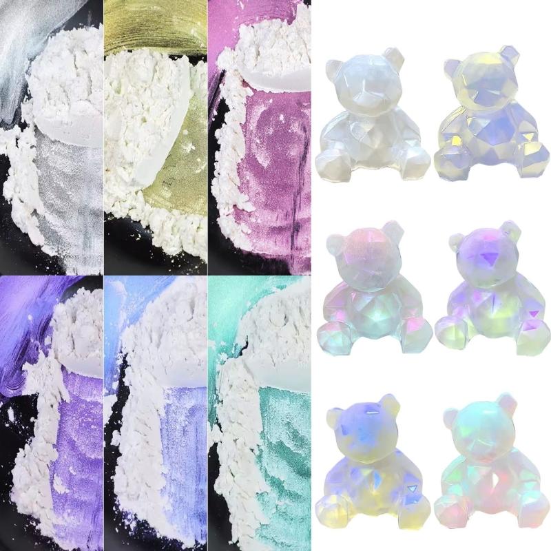 Not Toxic Glitter Powder For Cosmetic Nails Art Resin Jewelry Making Multifunctional Pigment