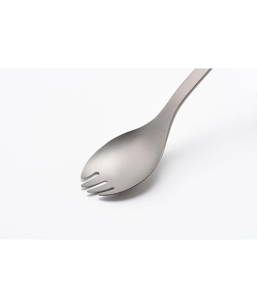 Snow Peak Recycled Titanium Spork Lightweight Titanium Picnic SCT-004RE Spoon, Cutlery, Camping, Outdoor,