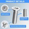 10Pcs Brake Disc Rotor Torx Screws - Compatible with Various Vehicles - Repl