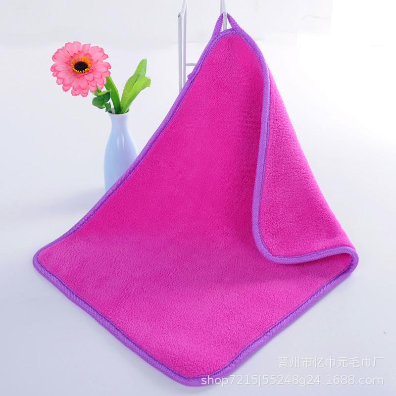 Hangable High-density Coral Fleece Multi-functional Cleaning Towel Absorbs Water Without Shedding Hair, Kitchen and Household