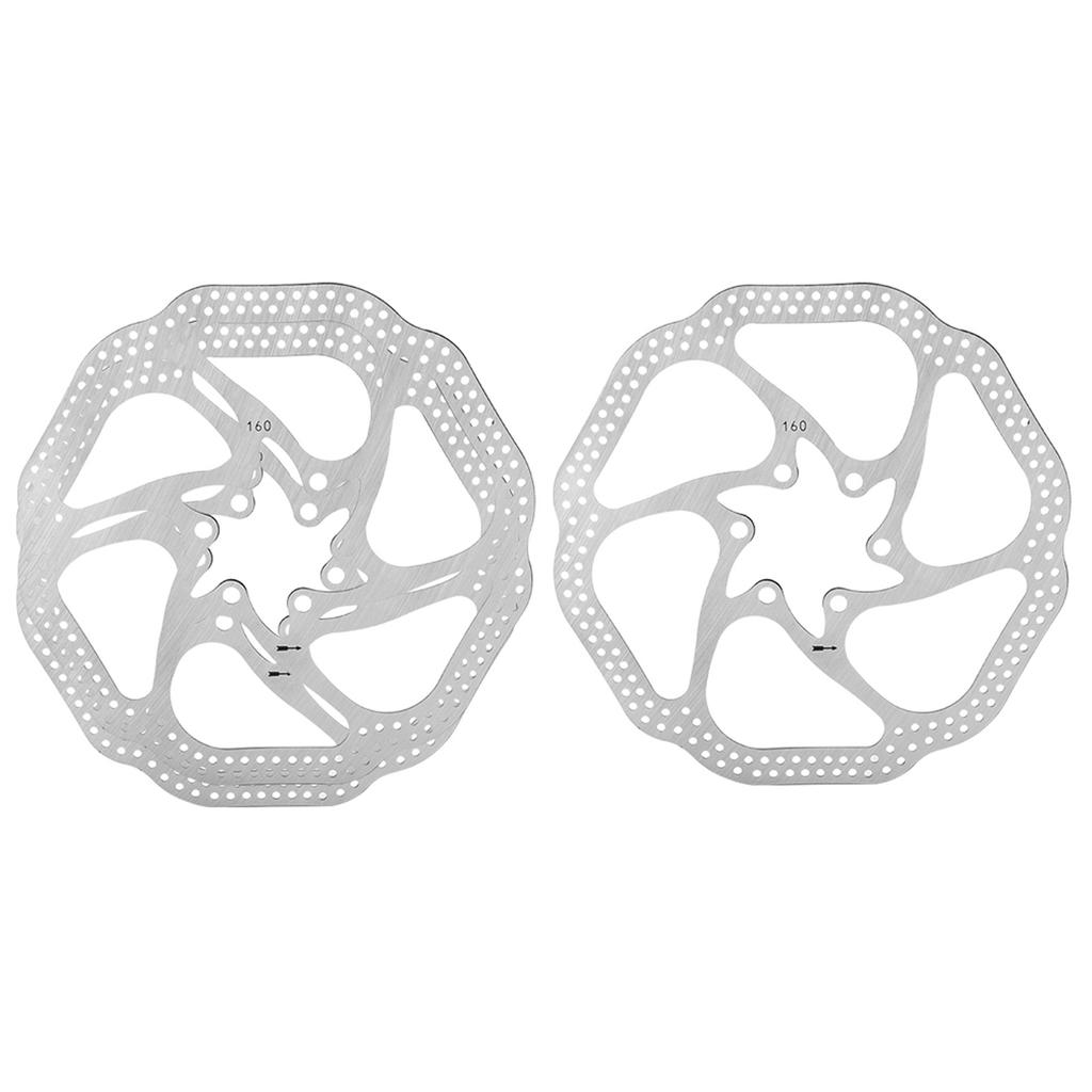 Mountain Bike Mechanical Disc Brake Cycling Bicycle Front Rear Set with 160mm Rotors