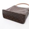 Used LOUIS VUITTON Looping GM Monogram Shoulder Bag M51145 Monogram PVC coated canvas leather Brown Used Women