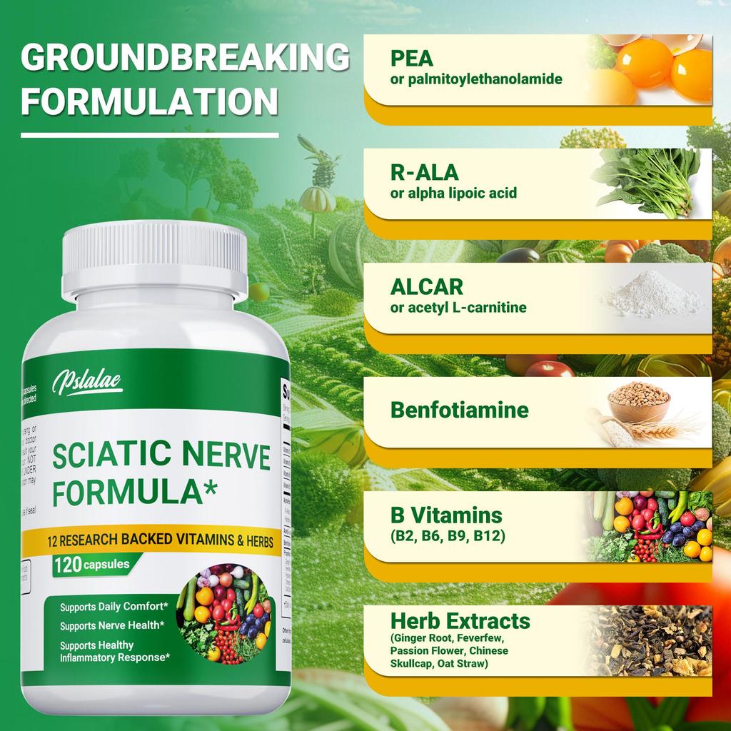 Soulager la sciatique - avec de l'acide R-alpha-lipoïque, de la benfotiamine - Santé du système immunitaire