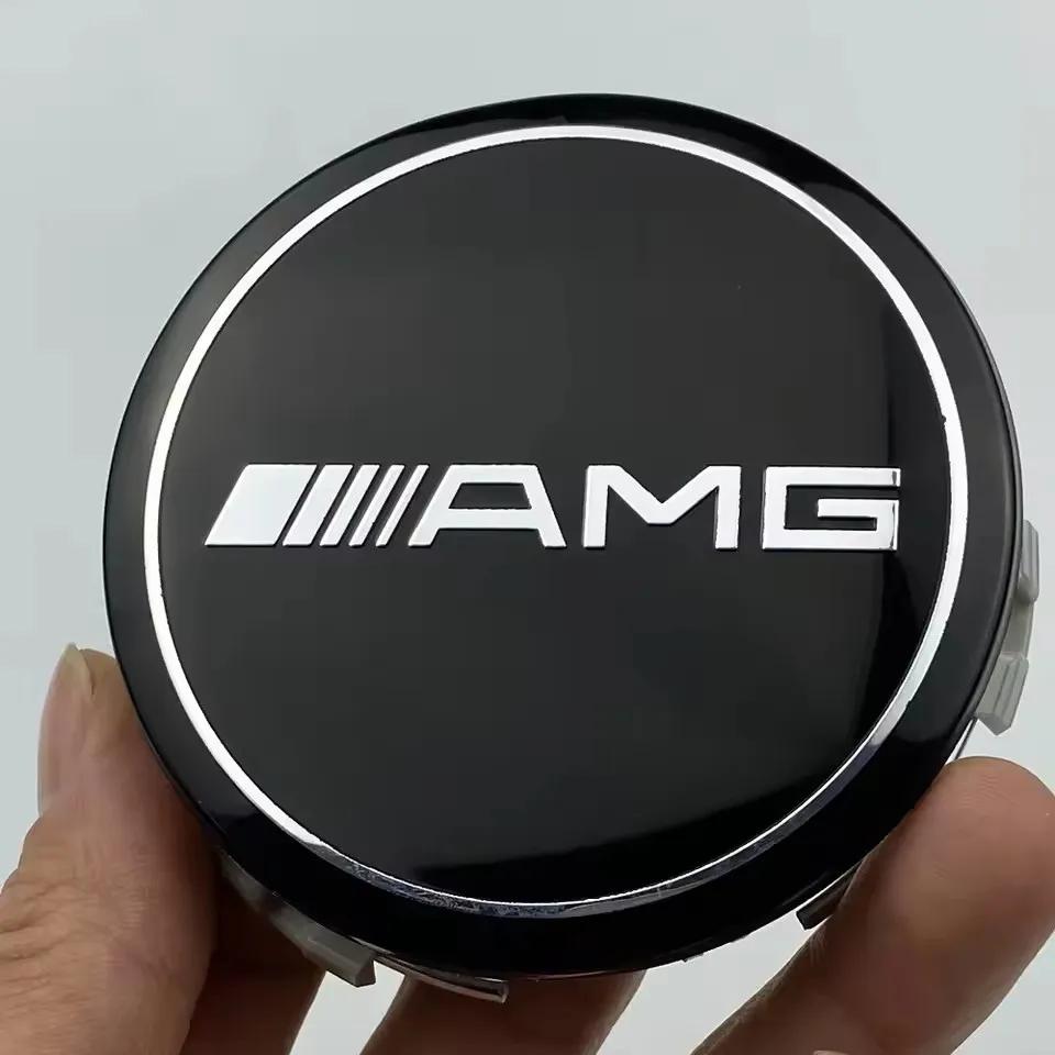 75mm 4 Stück Mercedes Benz Radnabendeckel Radkappe für Mercedes AMG Apfelbaum B w204 w211 w205 W212 w203 w213 w124 Autozubehör