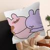 Cartoon Asamimichaan Asleep Cute Asamimi Office Cushion Pillowcase Car Cushion CoverXCM Lumbar Pillowcase Sofa Pillowcover
