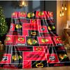 Chicago Hockey Decke Flanell Überwurf für Sofa, Innenbereich, Camping, Wohnzimmer, Büro, Stuhl und Bett Weiches Geburtstagsgeschenk