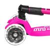 Maxi Micro Foldable Deluxe LED Maxi Micro Foldable Deluxe LED Kickboard Children Shocking Pink [Official Shop]