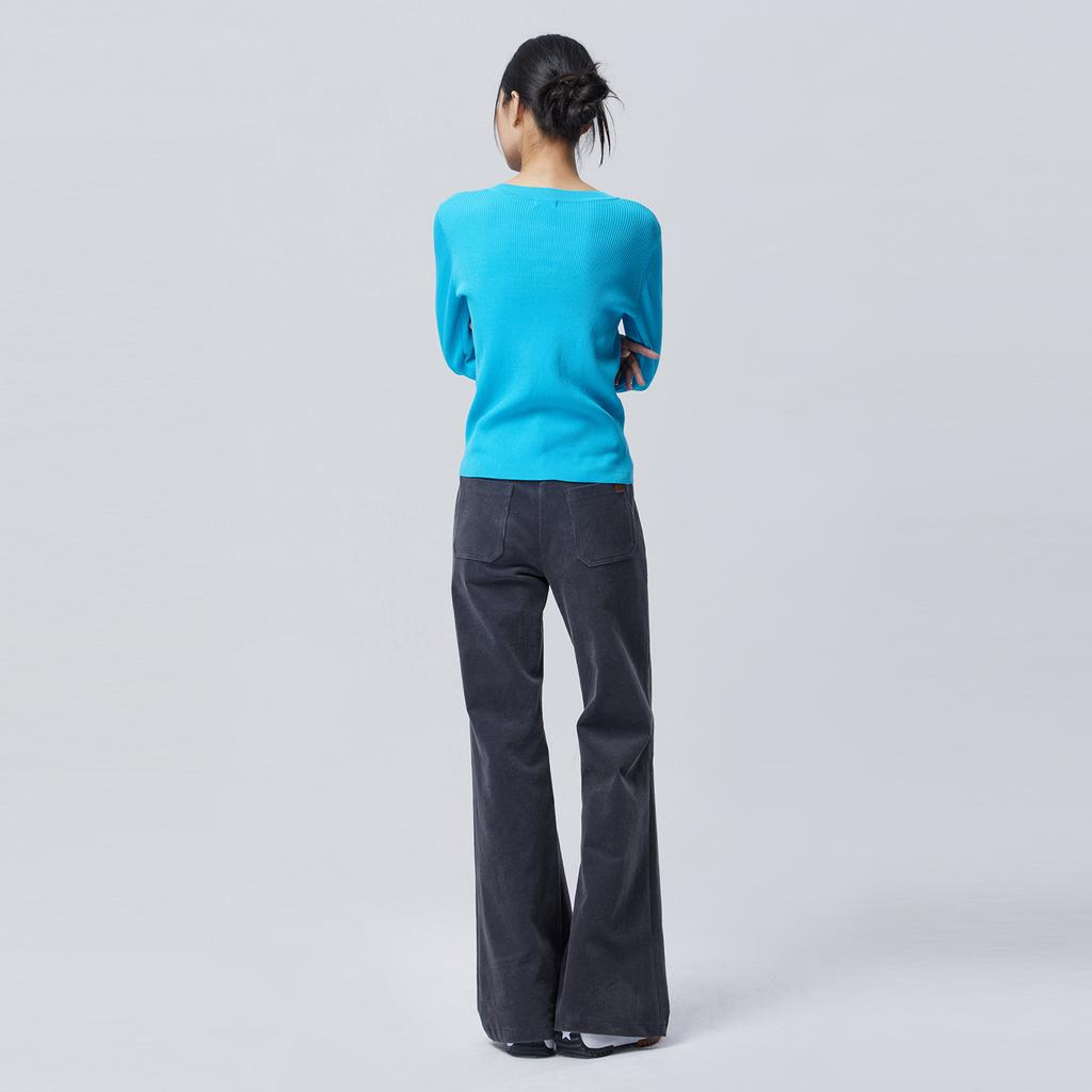 Benetong Color Block Ribbed Knit_Bakpe2611Bl
