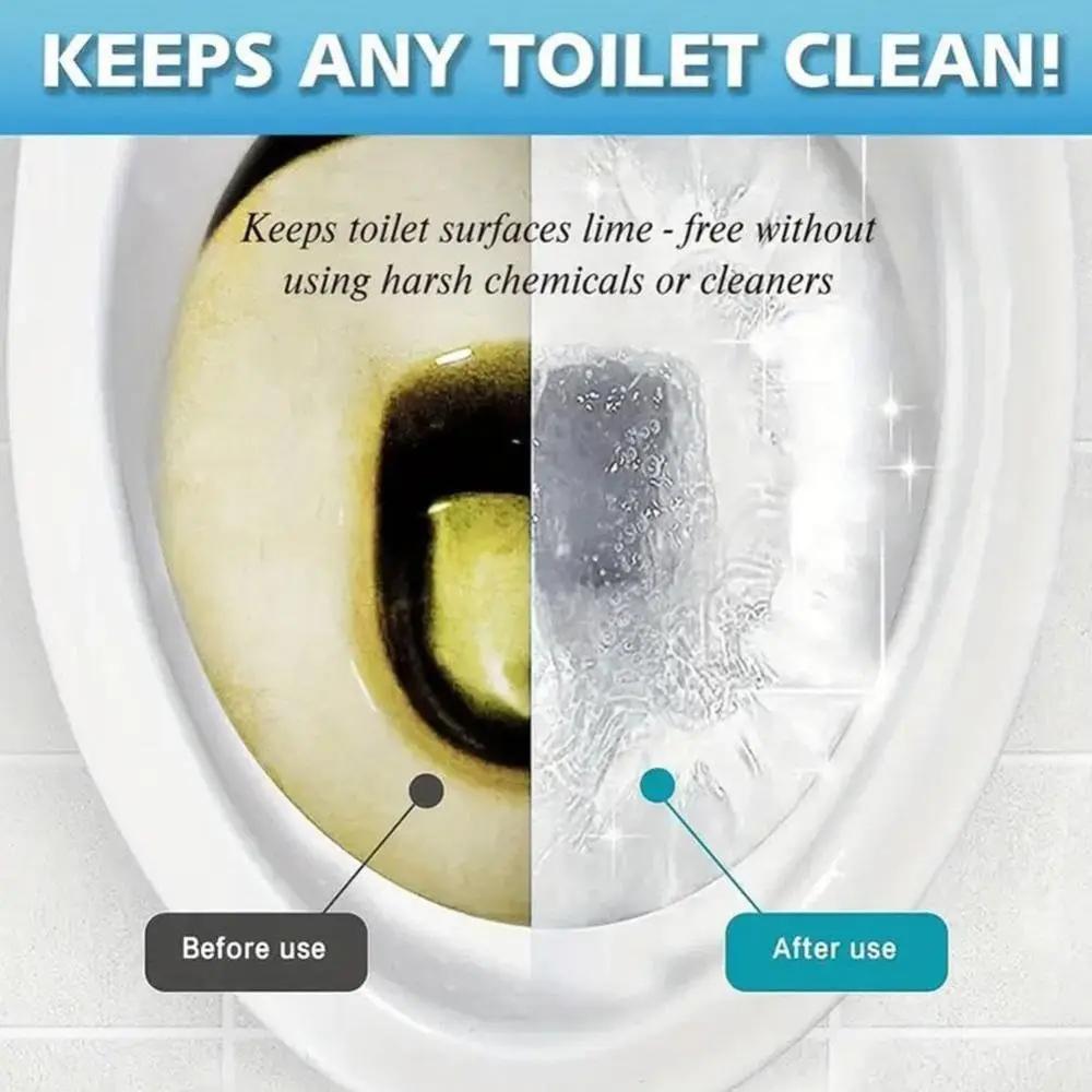4Pcs/Set Mini Toilet Magnets Anti-mildew Non-chemical Toilet Cleaning Magnets Long-lasting Portable Magnetic Tank Cleaner