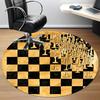 1pc Chess Pieces Office Round Area Rug, Indoor Mat Suitable ForOffice, Under Office Chairs Bedroom Living Room Home Decor, Room Deco 072