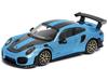 Bhurago Porsche 911 Gt2 Rs (синій) Металева модель автомобіля в масштабі 1/43 [Імпортована]