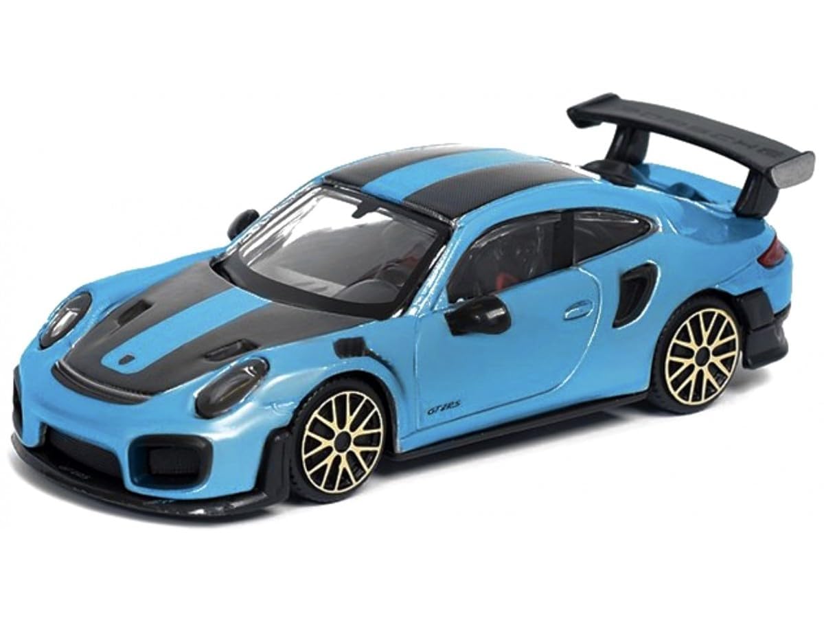 

Bhurago Porsche 911 Gt2 Rs (синій) Металева модель автомобіля в масштабі 1/43 [Імпортована]