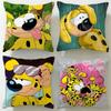 Klassische Cartoon Marsupilami Kissenbezug Weich Leicht zu Waschen Kissenhülle Vielseitig für Sofa Bett Reisen und Büro