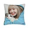 Kpop Style Cool Girl Lisa Pillow Case Vintage Pillow Cover Comfy Pillowcases For Living Room Sofa