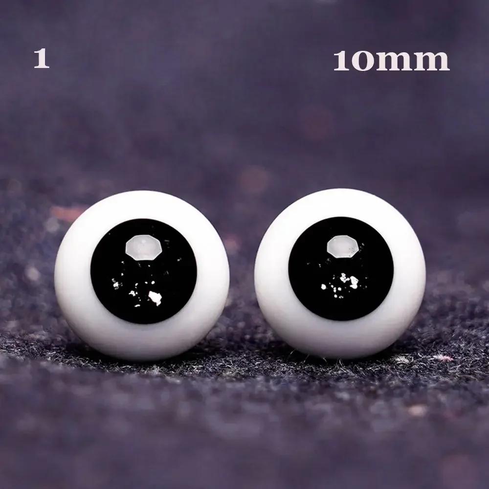 1 Pair Doll Blue Black Glass Eyes Eyeball DIY Doll Making Crafts Accessories Animal Toy Safety Eyes 8mm 10mm 12mm 14mm
