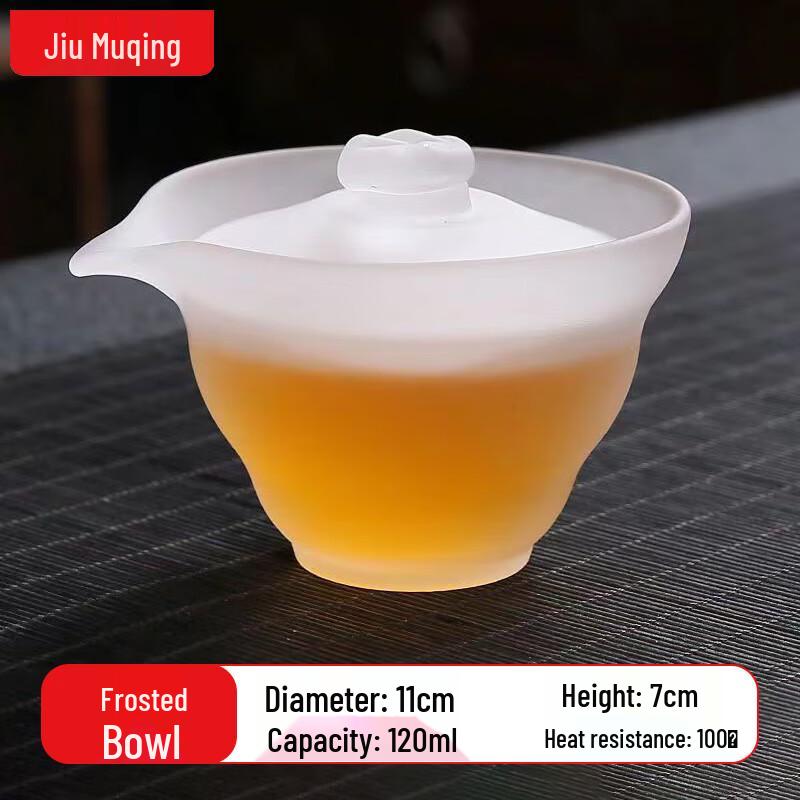 JIUMUQING Frosted Glass Teaware Collection