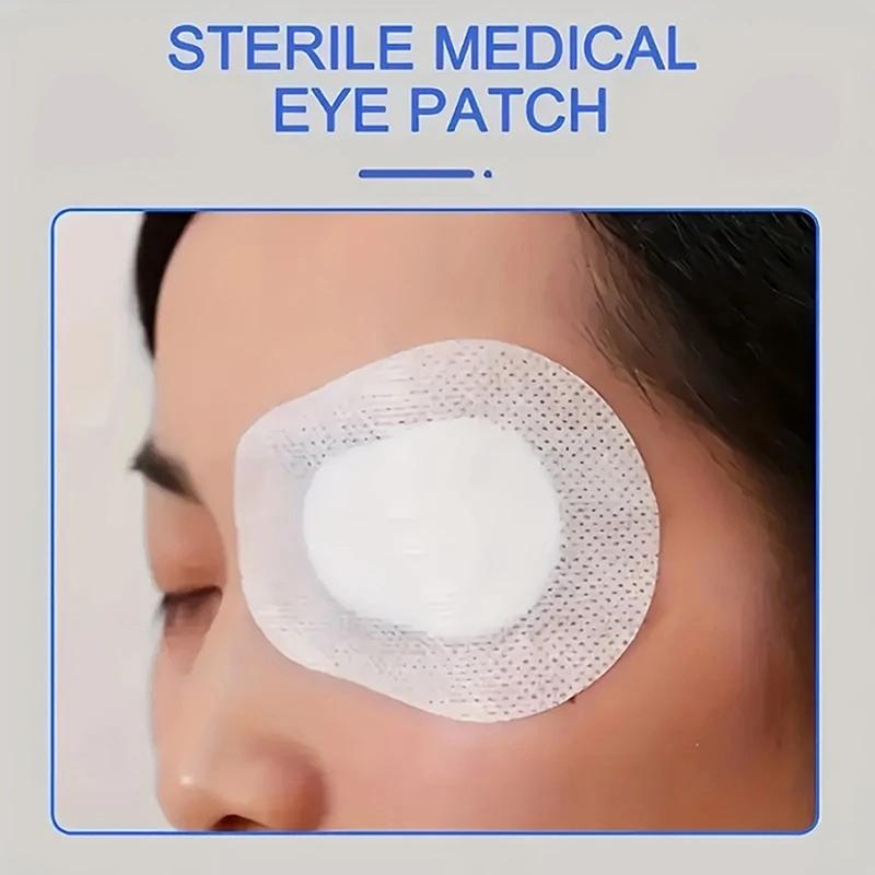 10 Pcs Medical Eye Patches Postoperative Sterile Adhesive Light Blocking Eye Pad Eyesight Protection Amblyopia Correction Patches