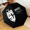 Spezia Fc Crest Design Automatic Folding Umbrella - 8-Rib Travel Umbrella with Auto Open/Close & Portable Gifts for Holidays or Birthdays