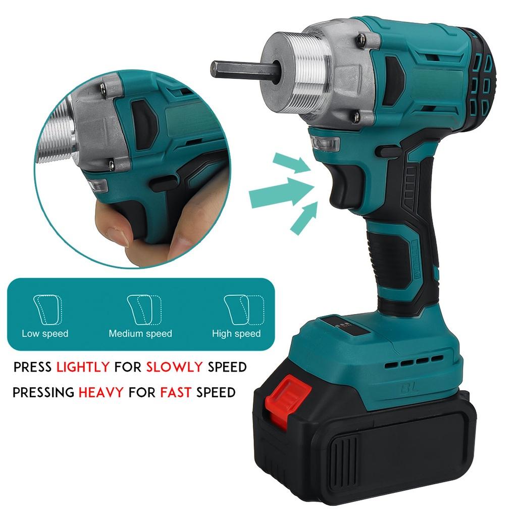 1000W 22980 mAh Cordless Concrete Vibrator Remove Air Bubbles Vibrate Cement Professional Construction