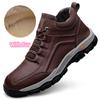 Fashion New Brand Men Casual Shoes Stylish Men Winter Plush Snow Boots Classic Male Hiking Shoes All-match Male Comfortable Basic Boots