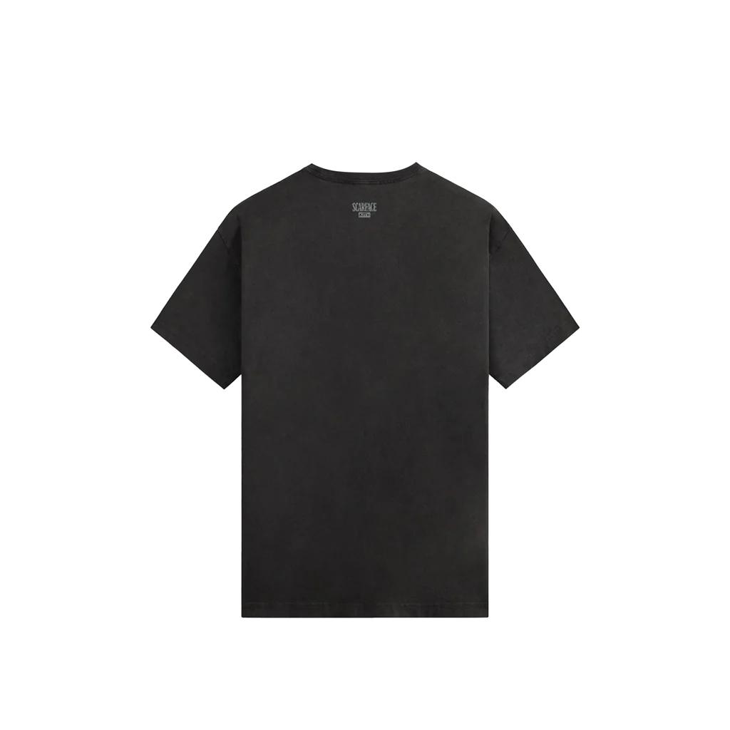 Kith For Scarface Film Poster Vintage Tee Black Men Tops KHM034171-001