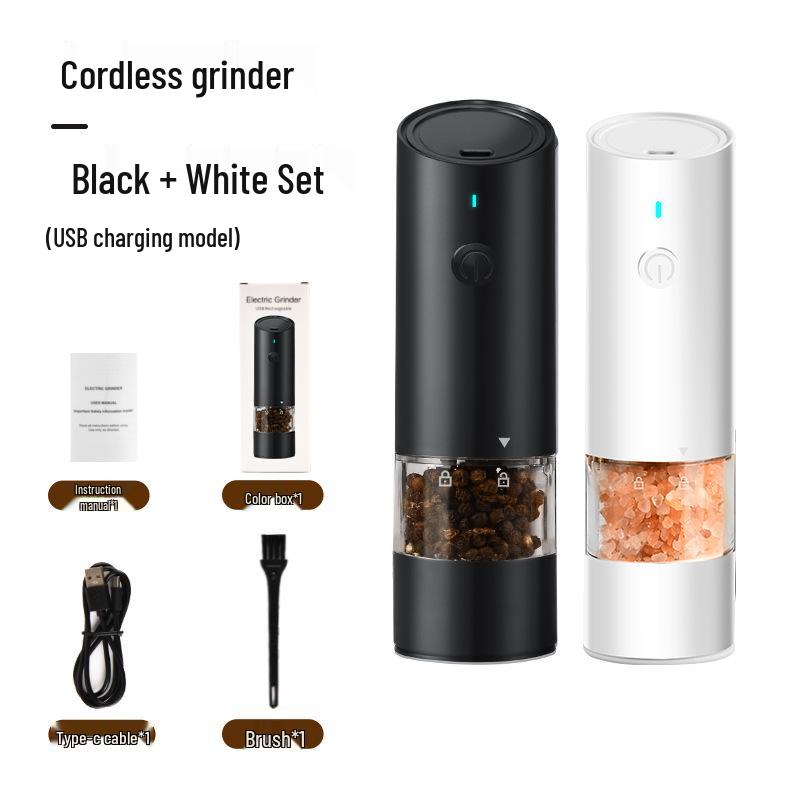 Automatic Electric Pepper Mill and Spice Grinder Bottle