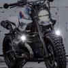Aoling Motorcycle Fog Lamp LED Squid Ring Headlight Auxiliary Light