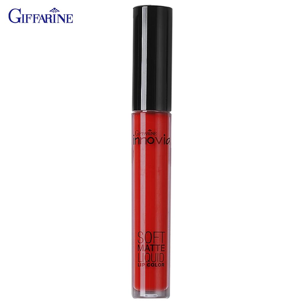 Giffarine Culoarea de buze lichidă Innovia Soft Mat, Ceramidă și Unt de Shea hrănește profund buzele Nr.01-05 , 4,2 g 12117-12121 - Thai Cosmetic