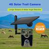 4G Solar-Powered Outdoor Hunting Camera with Infrared, Waterproof for Wildlife Monitoring