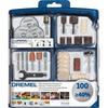 Coffret de 100 accessoires dremel - multi-usage