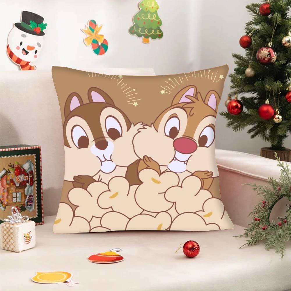 Pillowcases cushion covers living room sofas home decor gifts Cute C-hip And D-Dale  anime