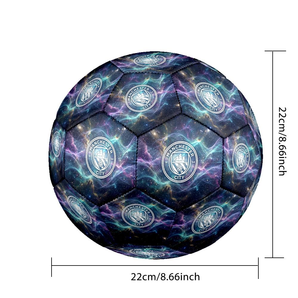 Pallone da calcio tema Manchester City Taglia 5 Pallone da calcio Tocco Morbido Pallone da calcio professionale per allenamento per sport all'aperto