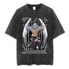 Anime Death Note Vintage Washed T Shirt Manga Yagami Light Misa Amane Graphic Tshirt Male Women Fashion Cotton Casual T Shirts