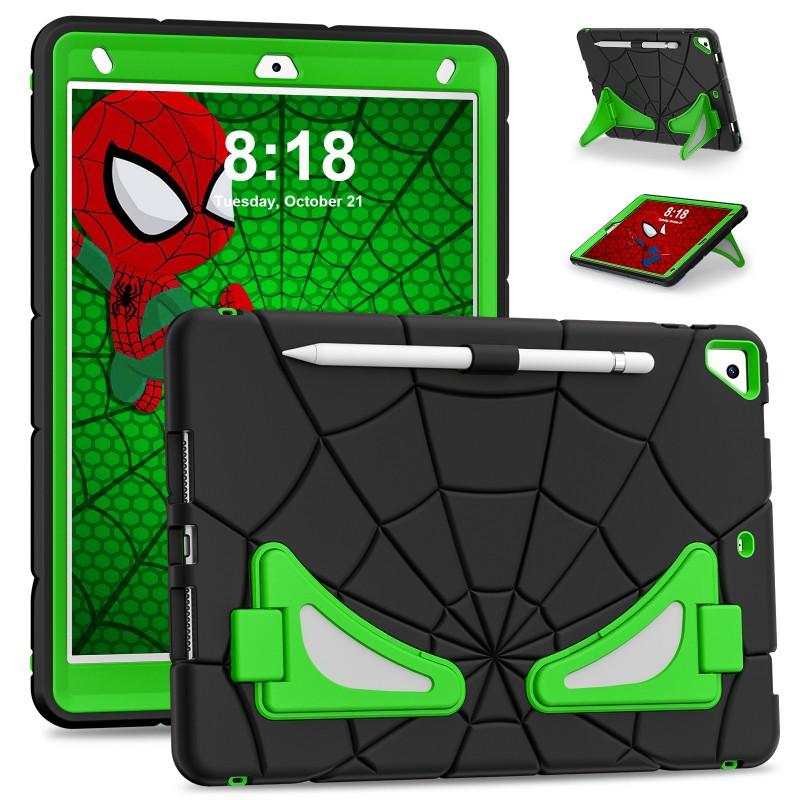 Spider-Man Shockproof Full Cover Case IPad 9th Gen 10.2 Inch Air 4 10.9 Kids Drop Protection Silicone