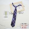 Tie Plaid Women Free Knotting Student College Style Japanese Short Uniform School Uniform Accessories Lazy