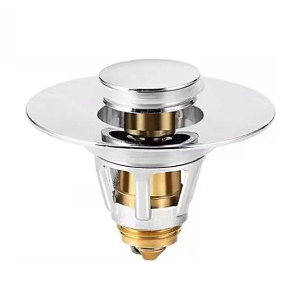 Pop Up Sink Plug Stainless Steel Drain Stopper Universal Drain Filter  Bathroom Accessories