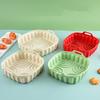 Reusable Baking Basket Air Fryer Silicone Liner Non Stick Foldable Tray Pot for Family Kitchen Use