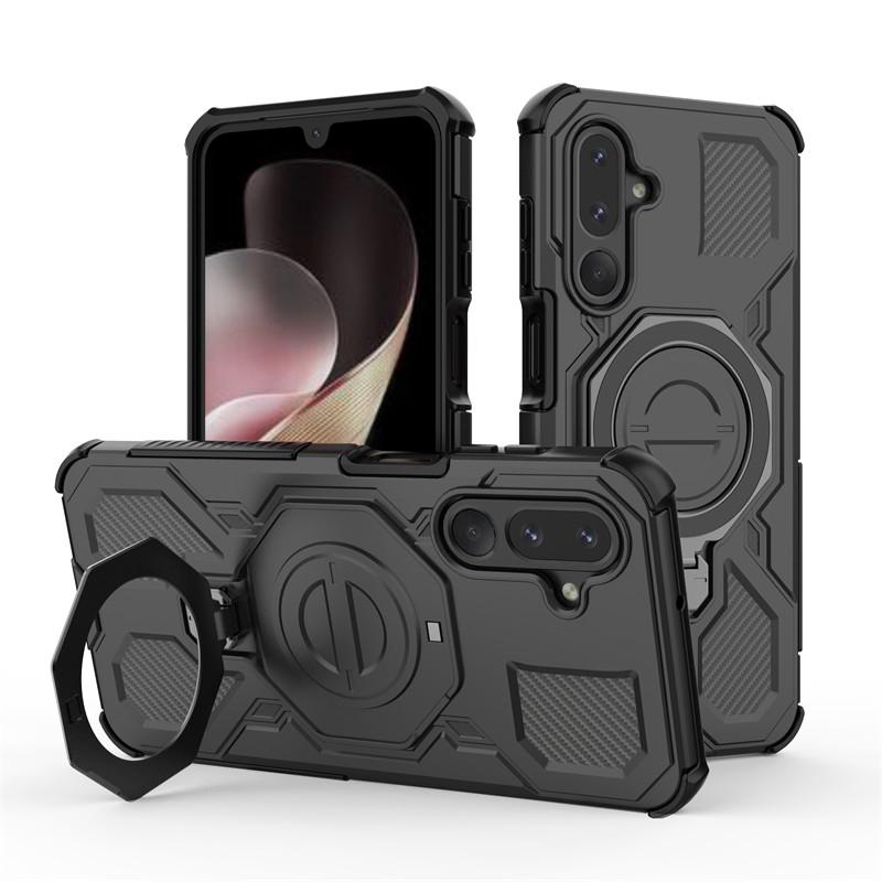 For Samsung Galaxy M36 Case Samsung M36 5G Cover Holder Magnetic Wireless Charging Protective Phone Cases For Samsung M36 Funda