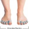 Separator și Aligator pentru Degetele Picioarelor Naboso Splay Gel Pentru Corecția Bătăturilor, Degetelor Ciocan și Restaurarea Formei Naturale a Piciorului