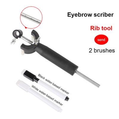 Paint Marking Automotive Sheet Metal Repair Tool Portable and Durable 0-22cm Adjustable Wheel Eyebrow Parallel Marking Device